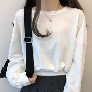 Ribbon Tie-waist Pullover