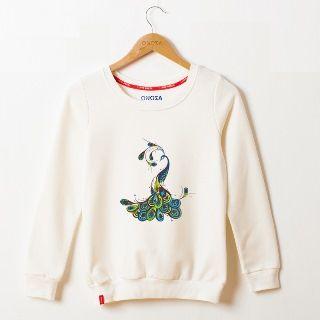 Peacock-print Sweatshirt