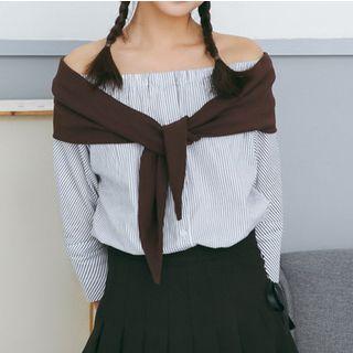 Mock Two Piece 3/4-sleeve Top