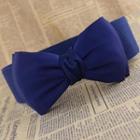Bow Accent Elasticized Belt