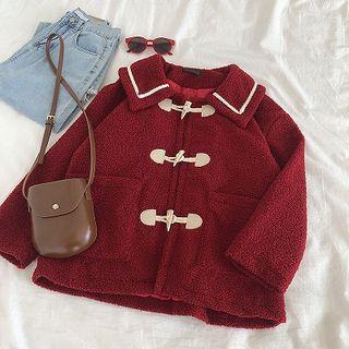 Toggle Jacket Red - One Size