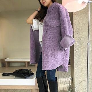 Flap-pocket Dumble Shirt Jacket