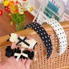 Bow Fabric Scrunchie / Hair Clip / Headband