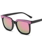 Contrast Frame Retro Sunglasses