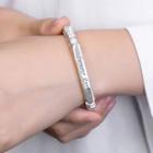 Lettering Bracelet Silver - One Size