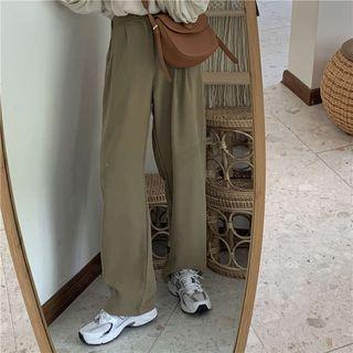 Balloon-sleeve Shirt / Wide Leg Pants
