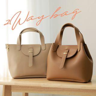 Buckled-detail Tote Bag With Strap