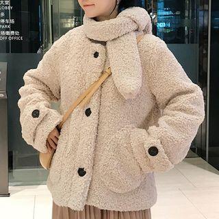 Set: Single-breasted Jacket + Scarf