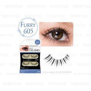 D-up - Furry Eyelashes (#605 Long) 2 Pairs