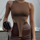 Sleeveless Asymmetrical Tank Top