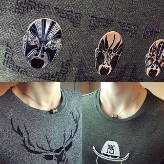 Embroidered Long Sleeve Round-neck T-shirt