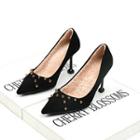 Bead Pointed Pumps