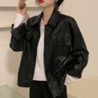Pu Long-sleeve Jacket