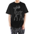 Plus Size Deer Printed T-shirt