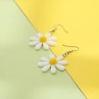 Acrylic Daisy Drop Earring 1 Pair - As Shown In Figure - One Size