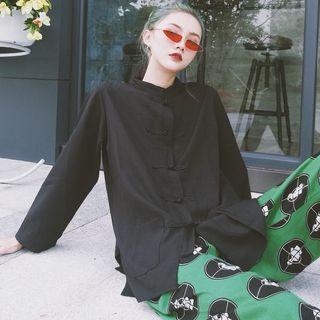 Stand Collar Frog-button Jacket