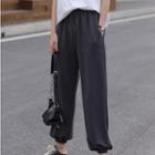 Gather-cuff Elastic-waist Harem Pants