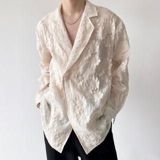 Double Breasted Floral Shirt