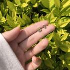 Non-matching Alloy Lemon Earring Yellow & Silver - One Size