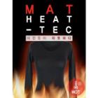 Scoop-neck Warm-tech T-shirt Black - One Size