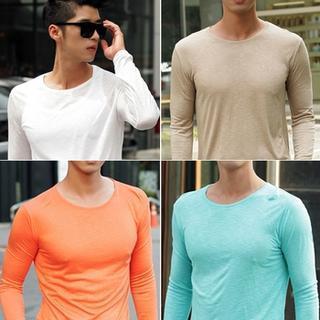 Long-sleeve Colored T-shirt