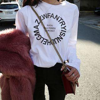 Long-sleeve Print T-shirt (various Designs)