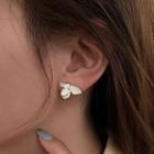 Flower Stud Earring Gold - One Size