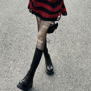 Distressed Stockings Stocking - One Size