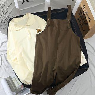 Embroidered Polo Pullover / Jumper Pants