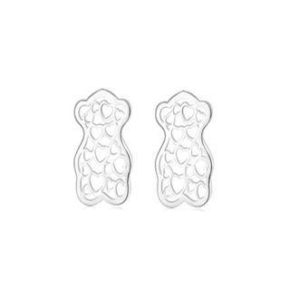 Simple Fashion Hollow Heart Earrings Silver - One Size