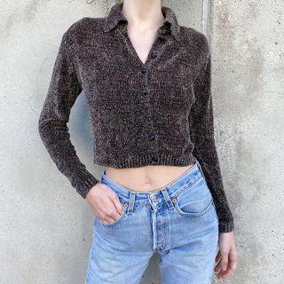 V-neck Long Sleeve Knit Sweater