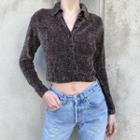 V-neck Long Sleeve Knit Sweater