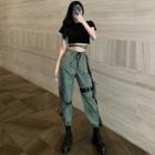 Short-sleeve T-shirt / Cargo Jogger Pants / Set