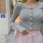 Silky Cropped Cardigan