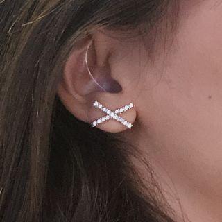 Alloy Cross Earring