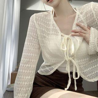 Lace Cropped Jacket / Halter Top