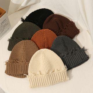 Ripped Knitted Beanie