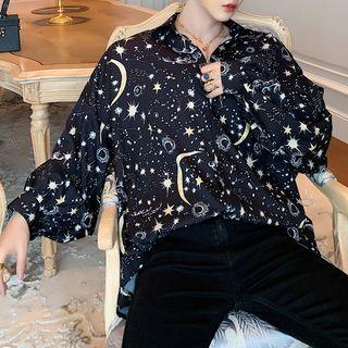 Printed Shirt Floral - One Size