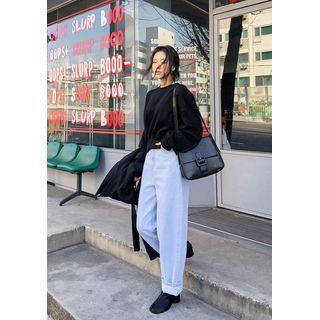 Light Washed Baggy-fit Jeans