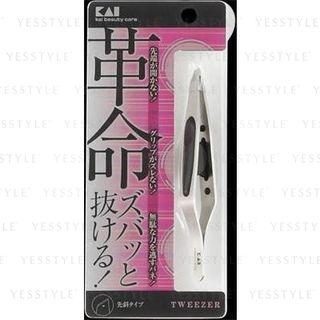 Kai - Tweezers For Eyebrow & Body Hair 1 Pc