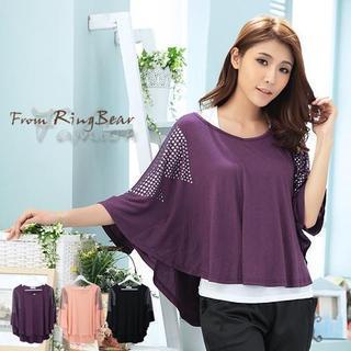 Sequined Cape Top