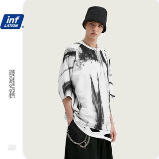 Tie-dyed Raglan T-shirt