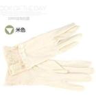 Lace-trim Gloves