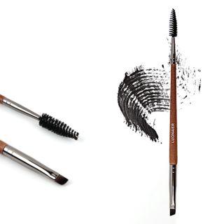 Dual Head Wooden Handle Makeup Brush 274 - One Size