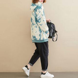 Hooded Long-sleeve Medium Maxi Sweatshirt