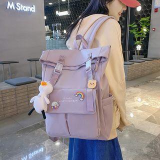 Plain Brooch Backpack / Bag Charm / Set