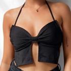 Cut-out Crop Camisole Top