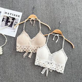 Crochet Knit Halter Camisole