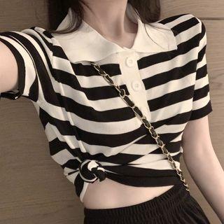 Polo Short-sleeve Striped T-shirt