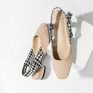 Slingback Closed Toe Sandals